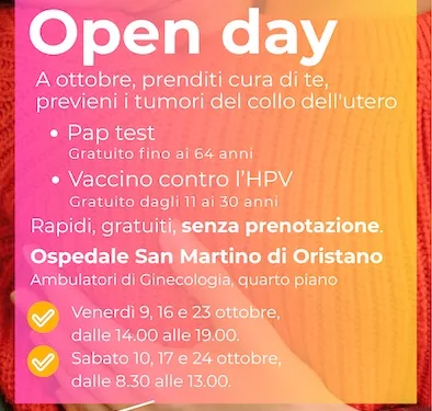Al via da domani gli open day per la salute femminile: pap test e vaccinazione Hpv all’ospedale San Martino